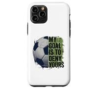 Carcasa para iPhone 11 Pro Mi Objetivo es Negar el tuyo Portero de fútbol niños Portero