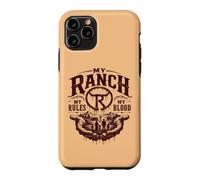Carcasa para iPhone 11 Pro Mi Rancho Mis Reglas Mi Sangre Legado Familiar