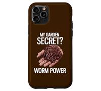 Carcasa para iPhone 11 Pro ¿Mi Secreto de jardín? Poder del Gusano Divertido Cultivo de Gusanos
