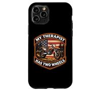 Carcasa para iPhone 11 Pro Mi Terapeuta Tiene una Moto de Cross de Dos Ruedas Motocross American MX