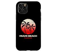 Carcasa para iPhone 11 Pro Miami Beach Florida Keys Sunset Design Miami FL Playas