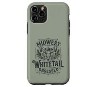 Carcasa para iPhone 11 Pro Midwest Whitetail Deer Skull Buck Hunting