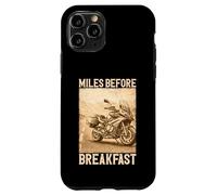 Carcasa para iPhone 11 Pro Miles Before Breakfast Moto Aventura Diseño