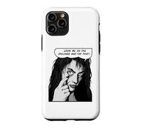 Carcasa para iPhone 11 Pro Mírame En El Delineador De Ojos Y Di Que Pop Art EMO Goth Girl