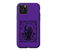 Carcasa para iPhone 11 Pro Místico Vintage Quiromancia Mano Luna Mágica Arte Popular Diseño