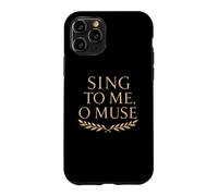 Carcasa para iPhone 11 Pro Mitología Griega Antigua Corona de Laurel Poesía épica