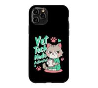 Carcasa para iPhone 11 Pro Modo Vet Tech Activado Funny Cat Veterinary