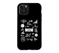 Carcasa para iPhone 11 Pro Mom 4 Times Mom of 4 Math Mother To The 4th Power
