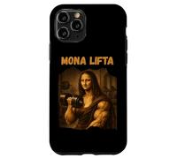 Carcasa para iPhone 11 Pro Mona Lifta Muscle Mona Lisa Lifting Weights Bodybuilding Gym