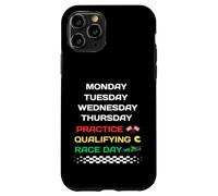 Carcasa para iPhone 11 Pro Monday Tuesday Thursday Practice Qualifying Race Day