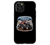 Carcasa para iPhone 11 Pro Monster Truck Lover Entusiasta Hombres Niños Neumáticos Grandes Cool