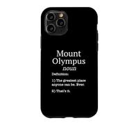 Carcasa para iPhone 11 Pro Monte Olympus Souvenirs/Skier Divertido diseño de definición Falsa