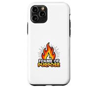 Carcasa para iPhone 11 Pro Motivación impulsada por un propósito Diseño de mentalidad de energía de Fuego