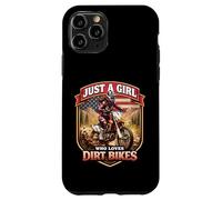 Carcasa para iPhone 11 Pro Moto Freak Funny Motorbike Lover Dirt Bike Rider American MX