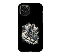 Carcasa para iPhone 11 Pro Mountain Bike Rocks Trail Montañas Ciclismo