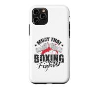 Carcasa para iPhone 11 Pro Muay Thai Boxeador Guerrero del Ring