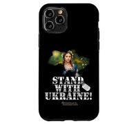 Carcasa para iPhone 11 Pro Mujer ucraniana en el Stand de alegoría del Traje Nacional con Ucrania