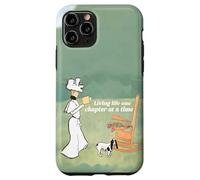 Carcasa para iPhone 11 Pro Mujer y su Perro Amante de los Libros Viviendo la Vida un capítulo a la Vez