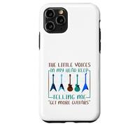 Carcasa para iPhone 11 Pro Músico Humor Little Voices Tell Me Get More Guitars