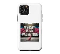 Carcasa para iPhone 11 Pro My Cat Is My Valentine Sphynx Street Graffiti Amante de los Gatos
