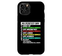 Carcasa para iPhone 11 Pro My Day Jugar Videojuegos Gamer Chicos Hombres Niños Divertido