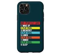 Carcasa para iPhone 11 Pro My Day Padel Jugador Rutina Diaria Divertido