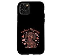 Carcasa para iPhone 11 Pro My Dog Therapy Dachshund Lover - Cita Divertida