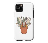 Carcasa para iPhone 11 Pro My Garden Soul: Herramientas Dibujadas a Mano Ramo Arte Botánico