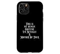 Carcasa para iPhone 11 Pro My Human Costume - Mother of 4 Four Kids Mothers Day 4 Kids