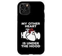 Carcasa para iPhone 11 Pro My Other Heart Is Under The Hood Quote