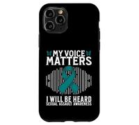 Carcasa para iPhone 11 Pro My Voice Matters Support Sexual Assault Awareness Gifts