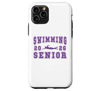 Carcasa para iPhone 11 Pro Natación Senior Night Swim Senior 2026 Graduación 49