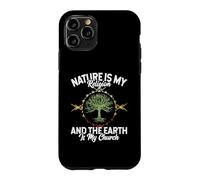 Carcasa para iPhone 11 Pro Nature Is My Religion Earth Is My Church Native American Day