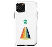 Carcasa para iPhone 11 Pro Nave Espacial OVNI secuestro alienígena, Divertido área Retro 51 UAP ET Regalo