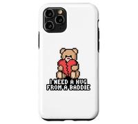 Carcasa para iPhone 11 Pro Necesito UN Abrazo DE UN Baddie Pixel Teddy Bear Broken Heart