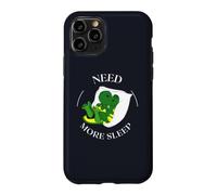 Carcasa para iPhone 11 Pro Need More Sleep Funny Tired Dragon Pijama Humor