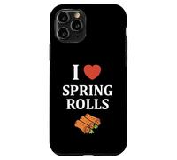 Carcasa para iPhone 11 Pro Nem Food Funny Simple Quote I Love Spring Rolls