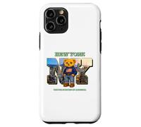 Carcasa para iPhone 11 Pro New York City Skyline & Cute Teddy Bear with NYC Graphic
