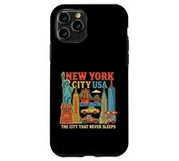 Carcasa para iPhone 11 Pro New York NYC USA Travel Souvenir City Landmark Turist Gift