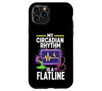 Carcasa para iPhone 11 Pro Night Shift Nurse Circadian Rhythm Flatline Humor