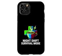 Carcasa para iPhone 11 Pro Night Shift Survival Mode Nurse Medical Coffee