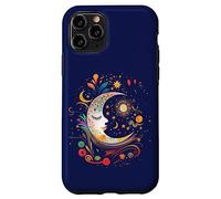 Carcasa para iPhone 11 Pro Night Sky Moon Lunar Stars Sun Love Galaxy