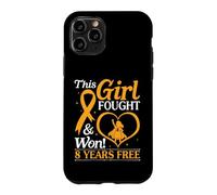 Carcasa para iPhone 11 Pro Niña luchó y ganó 8 años sin cáncer Leucemia Kid Warrior