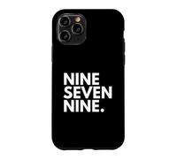 Carcasa para iPhone 11 Pro Nine Seven Nine Código de Área 979 College Station TX Texas EE.UU