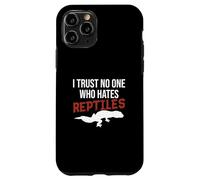 Carcasa para iPhone 11 Pro No confío en Nadie Que Odie a los Reptiles, Divertido Propietario de un geco Leopardo