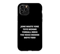 Carcasa para iPhone 11 Pro No desperdicie más Toye Monje Yorall RedIII Voice Moye Yed