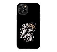 Carcasa para iPhone 11 Pro No Longer Living In Sin Matrimonio, Boda, Pareja -