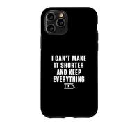 Carcasa para iPhone 11 Pro No Puedo Hacerlo más Corto y Guardar Todo para el Editor de Video