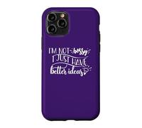 Carcasa para iPhone 11 Pro No Soy mandona Solo Tengo Mejores Ideas Funny Lightbulb Meme