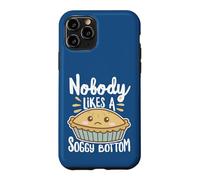Carcasa para iPhone 11 Pro Nobody Likes A Soggy Bottom British Baking Texto Blanco